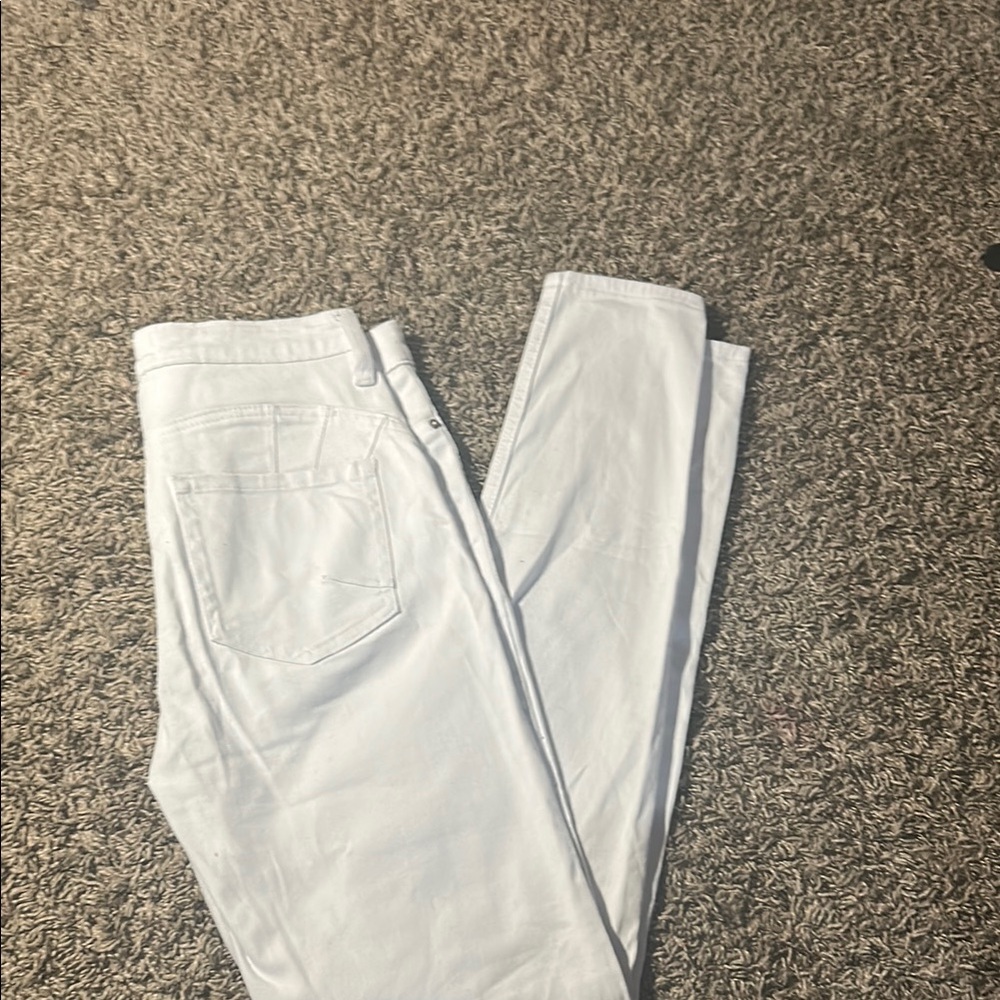 Fashion Nova White Straight Leg Jeans